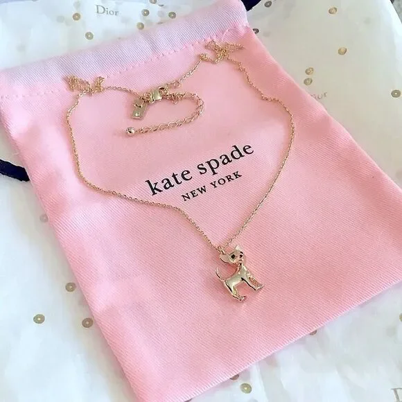 NEW KATE SPADE YO QUIERO TACO CHIHUAHUA NECKLACE - Picture 4 of 9